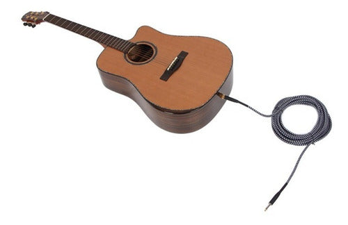 Mundo Shop Cable Plug 6 Metros Profesional Instrumento Guitarra Bajo 1