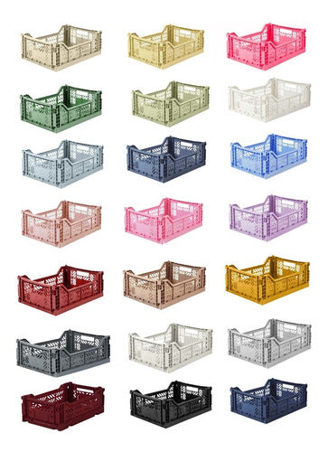 AY-KASA Foldable Stackable Midi Container Basket 201