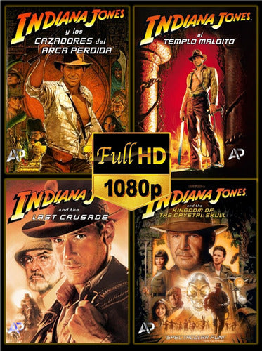 Indiana Jones Complete Film Series Full HD 0