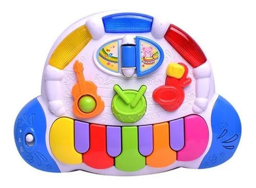 Piano Musical Con Luz Y Sonido Para Bebe Primera Infancia 0