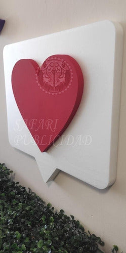 Safari Publicidad Like Heart in Polifan - Decoration - Figures 2