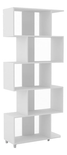 Welaman Retro Line 5-Shelf Library Unit in White 0