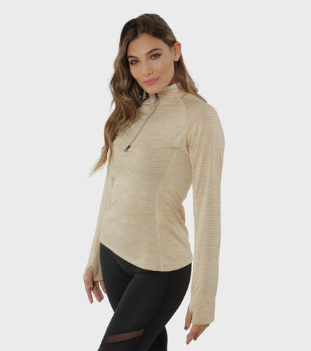 Women's Montagne Audrey Micropolar Ribbed Interior Sweatshirt 2