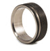 Loreto Rings Black Wedding Band Titanium and Carbon Fiber 0