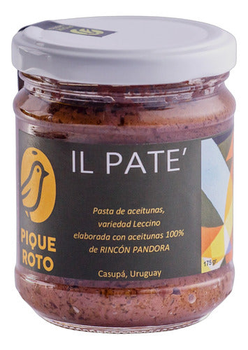 Pate  De Aceitunas Natural Con Hierbas Aromaticas - Vegano 0