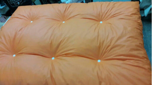 Funda Para Futon 3 Cuerpos 1.90x1.35x 0.15 Ecocuero 0