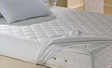 Quilted Fitted Mattress Protector Cover 160x200 Queen Size 4