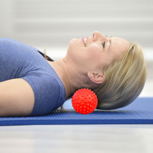 Therapeutic Massage Ball Stimulating Nodules 8-10 cm Pilates Yoga 19
