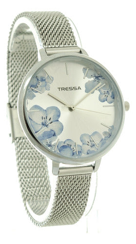 Tressa Bloom Woven Mesh Watch in Various Colors - Megatime 1