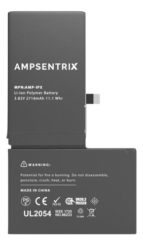 Ampsentrix Lithium Battery Compatible with iPhone X 0