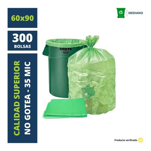 AntePlast 300 Green Consortium Waste Bags 60x90 0