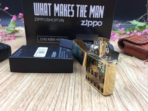 Encendedor Zippo Modelo 29497 Roman Colosseum Original 2