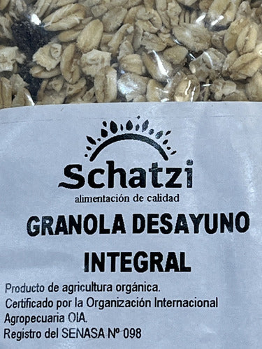 Schatzi Organic Whole Grain Granola 1.5kg - Oil-Free 1