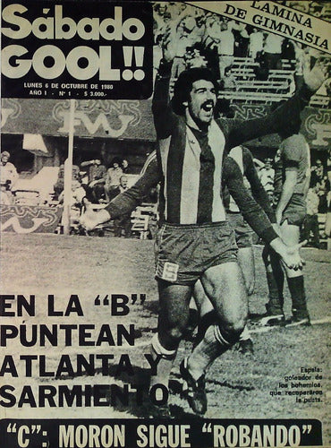 Revista Sábado Gol Ascenso Futbol Argentino Pdf 1980-81 0