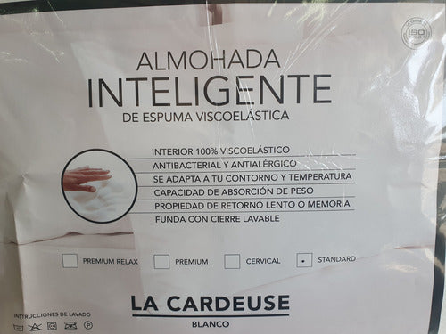 Almohada Inteligente Viscoelastica -standard-  La Cardeuse 4