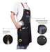Barber Apron with Leather Suspenders Barber Shop 2