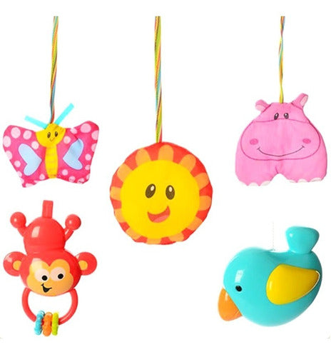 Winfun Gymnasium for Babies with Soft Hanging Toy Animals 2