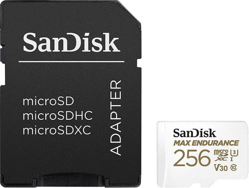 SanDisk MicroSDXC Max Endurance 256GB with Adapter 2