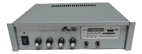 GBR Amplifier USB Mic Bluetooth RCA 12V 220V Line 100V 1
