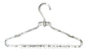 TodoPerchas 100 Plastic White Hangers with Spring Clips 31 cm 2