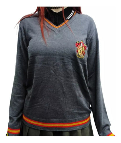 Harry Potter Gryffindor Uniform Hogwarts Official Sweater 0