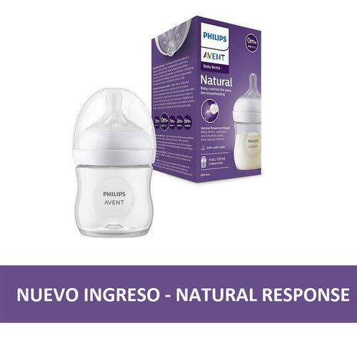 Newborn Set Avent Natural Bottles Pacifiers Brush Cup Girl 1