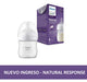 Newborn Set Avent Natural Bottles Pacifiers Brush Cup Girl 1