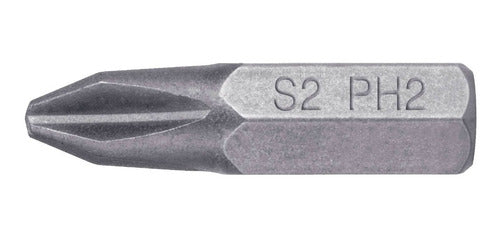 Truper Steel PH2 Screwdriver Tip 25mm X 5 Units 0