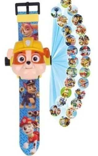 Paw Patrol Reloj Proyector Rubble Niño Juguete Digital 0