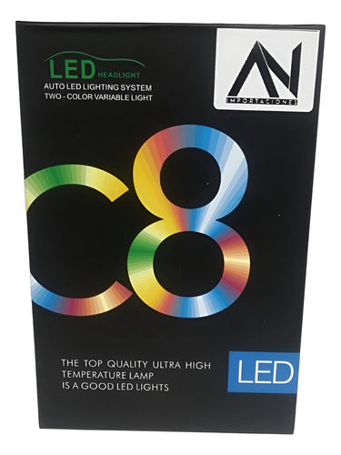 C8 LED Lamps C8 Line Gold !! H4 - H1 - H7 - 9006 3