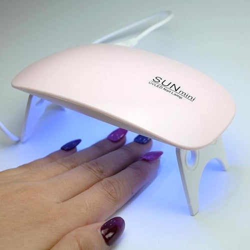 Secador De Uñas Esmalte 6w Led Portatil 3