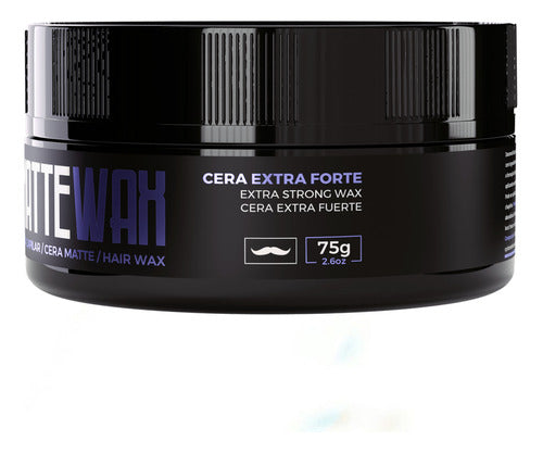 Cera Capilar Matte Wax Big Barber 75g Efeito Seca Kit 24 Un 5