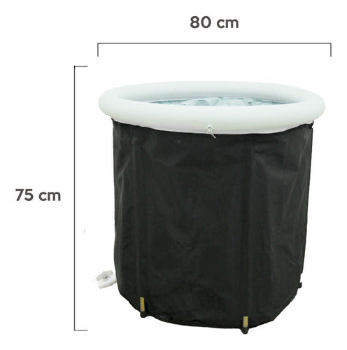 Wim Hof Portable Inflatable Ice Bath with Canvas Bag 5