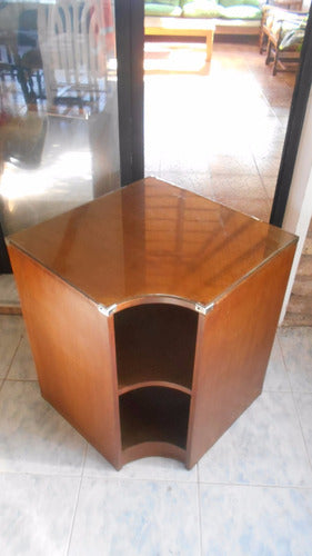 Mueble Esquinero Madera Impecable 0