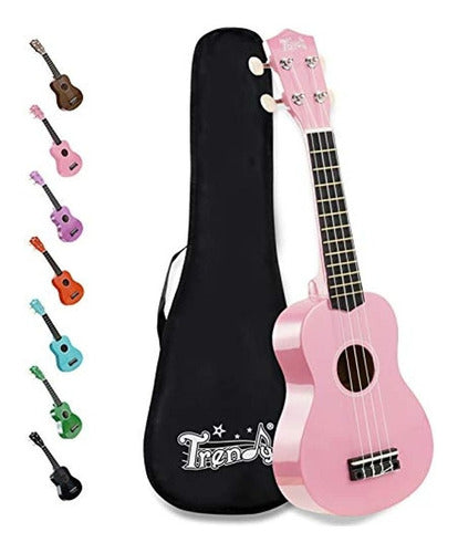 Ukelele Soprano De Moda Para Principiantes Ukelele Hawaiano 0