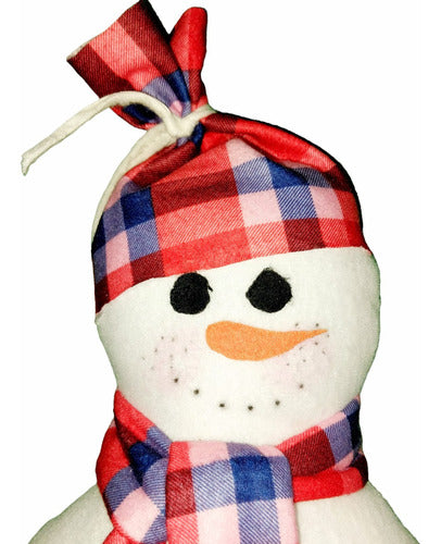 EL RINCONCITO BANDERAS Y MÁS Christmas Snowman Plush, 37 cm 2