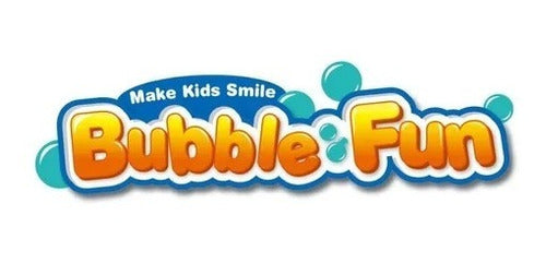 Bubble Fun 2-in-1 Battery-Operated Bubble Blower with Bubble Liquid 2