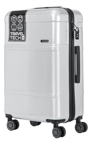 Small Tech Travel Tech Hard Shell Carry-On Spinner Wheels Suitcase 20