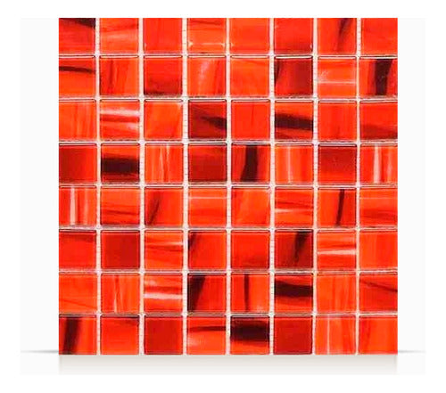 Acuarela 28.5x28.5 Orange Saks Glass Mosaic 0