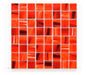 Acuarela 28.5x28.5 Orange Saks Glass Mosaic 0