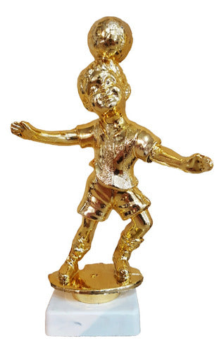 CABPremiaciones Trofeo Plástico Fútbol Infantil Freestyle 15cm Souvenir 0