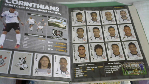 Álbum Campeonato Brasileiro 2014 Panini Capa Dura Completo 4