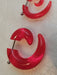 Acrylic Steel Spiral Fake Expander Horn Earrings Piercing 3-4 cm 54
