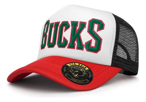 Newcaps Trucker Milwaukee Bucks Basketball Cap #Bucks New Caps 1