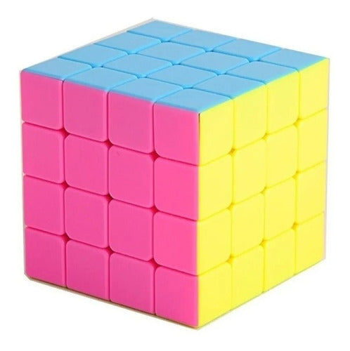 XINYUAN Cubo Magico 4x4x4 Stickerless Candy Color 0