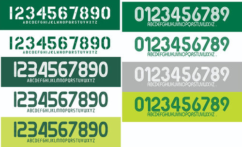 Palmeiras Vector Fonts Collection - Mail 2