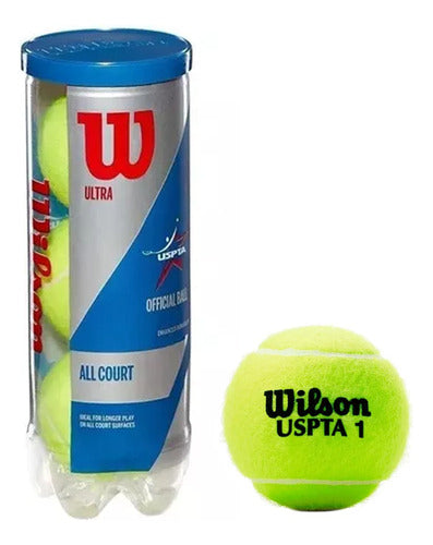 Pack Pelotas Tenis Wilson Originales Ultra All Court X3 0