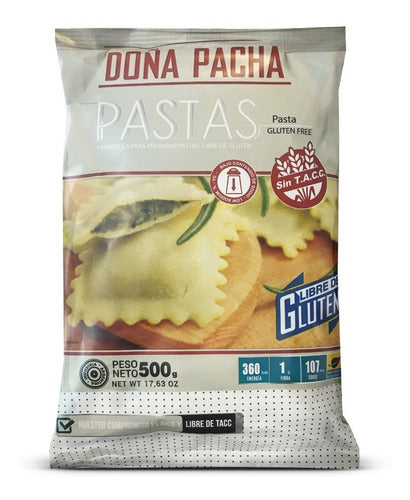 Doña Pacha Premezcla Para Pasta Fideos Sin Tacc 500g X 20 1