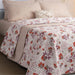 Set of 2 Pieces Jean Cartier Reversible Bedspread and Pillowcase for 1 1/2 Bed 12