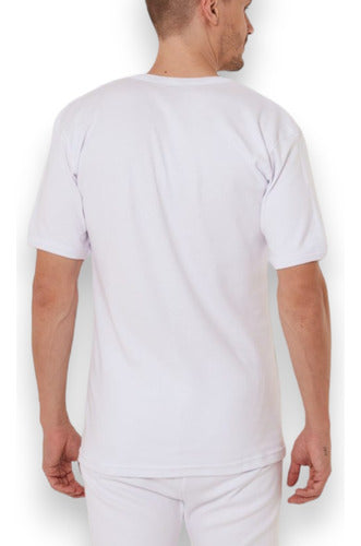 Men's Thermal Interlock Short Sleeve V-Neck T-Shirt - COTAR 2